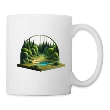 Landscape - Illustration - Mug - white - Right
