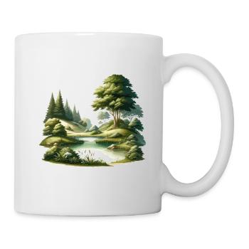 Landscape - Illustration - Mug - white - Right