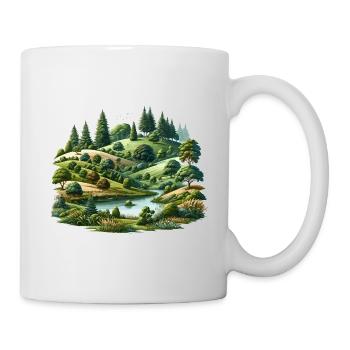 Landscape - Illustration - Mug - white - Right