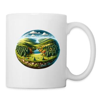 Landscape - Illustration - Mug - white - Right