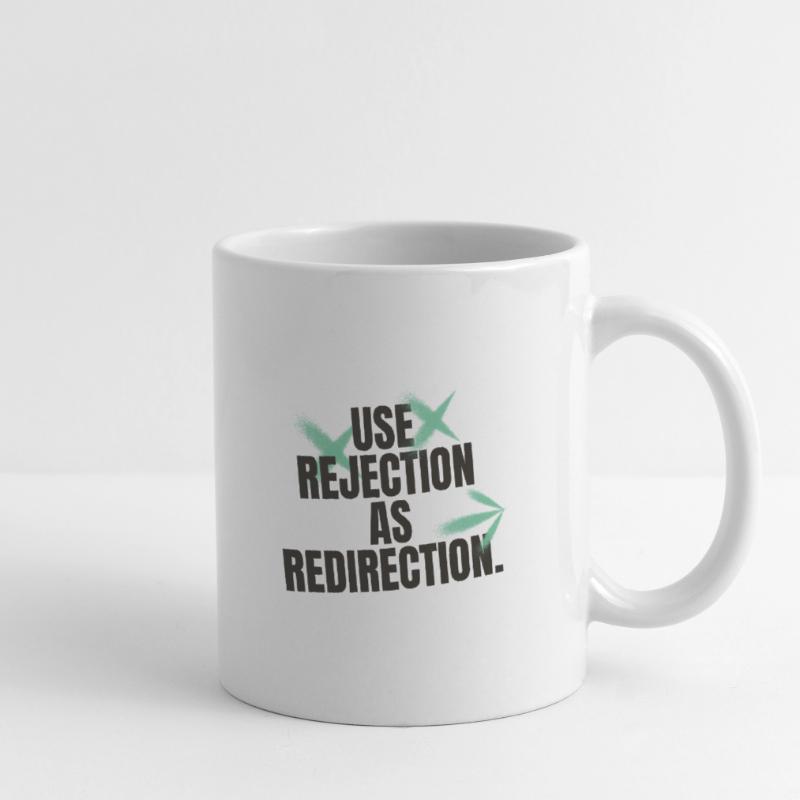 UTILISER LE REJET COMME REDIRECTION Mug blanc