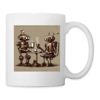Robocoffee time - Mug - white - Right