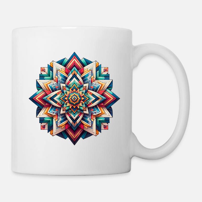 Kunterli - Color Prism Mandala - Mug - white