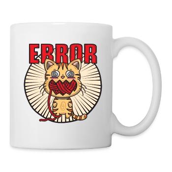 Cat error - Mug - white - Right