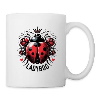 LADYBUG LADYBUG FLYING DOTS INSECT LUCK - Mug - white - Right