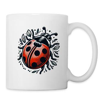 LADYBUG LADYBUG FLYING DOTS INSECT LUCK - Mug - white - Right