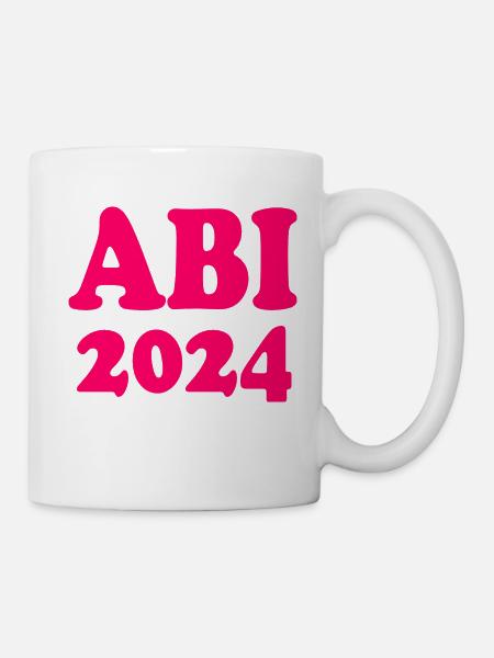 Abi 2024 - Tasse - Weiß