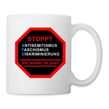 Stop AFD - Plus jamais, c’est maintenant ! - Mug blanc - blanc - Droite