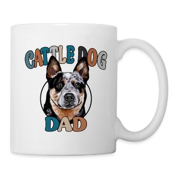 Bouvier Chien Papa Chiens Chien Fête des Pères Wilsigns - Mug blanc - blanc - Droite