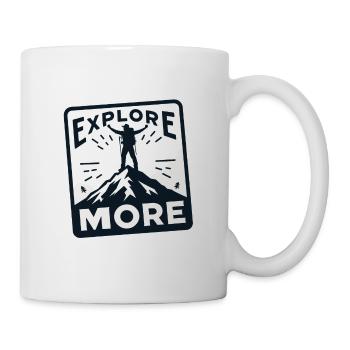 Explore more - Wanderer - Mug - white - Right