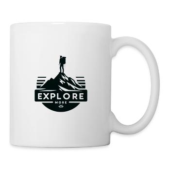 Explore more - Wanderer - Mug - white - Right