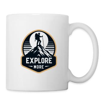 Explore more - Wanderer - Mug - white - Right
