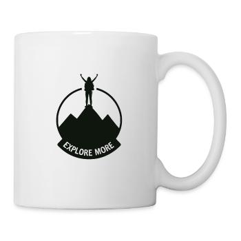 Explore more - Wanderer - Mug - white - Right
