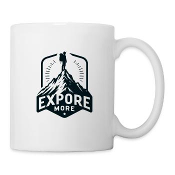 Explore more - Wanderer - Mug - white - Right