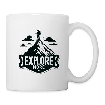Explore more - Wanderer - Mug - white - Right