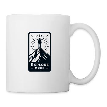 Explore more - Wanderer - Mug - white - Right