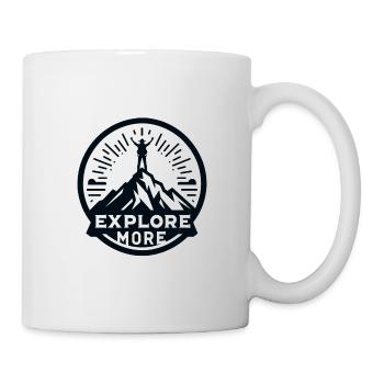 Explore more - Wanderer - Mug - white - Right