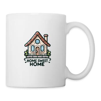 Home Sweet Home - House Illustration - Mug - white - Right