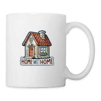 Home Sweet Home - House Illustration - Mug - white - Right