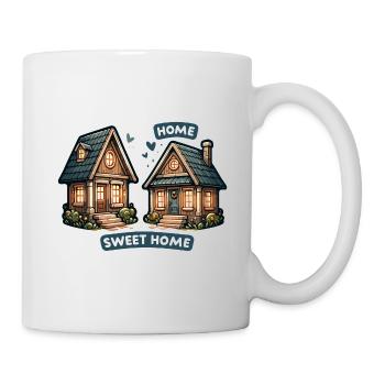 Home Sweet Home - House Illustration - Mug - white - Right