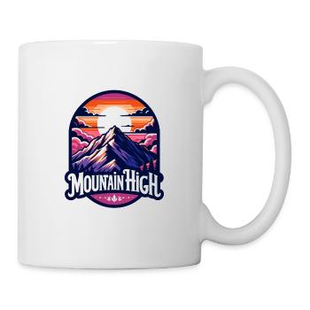 Montagne Haut - Illustration de Berg - Mug blanc - blanc - Droite