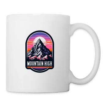 Montagne Haut - Illustration de Berg - Mug blanc - blanc - Droite