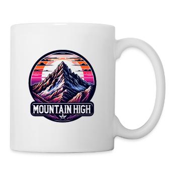 Montagne Haut - Illustration de Berg - Mug blanc - blanc - Droite