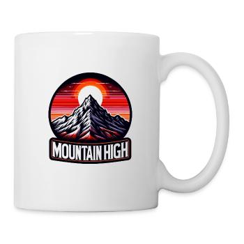 Montagne Haut - Illustration de Berg - Mug blanc - blanc - Droite