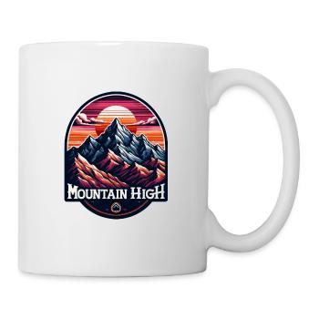 Montagne Haut - Illustration de Berg - Mug blanc - blanc - Droite