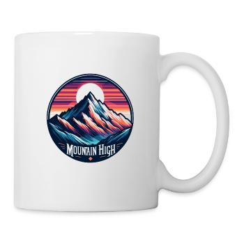 Montagne Haut - Illustration de Berg - Mug blanc - blanc - Droite