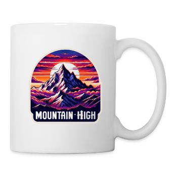 Montagne Haut - Illustration de Berg - Mug blanc - blanc - Droite