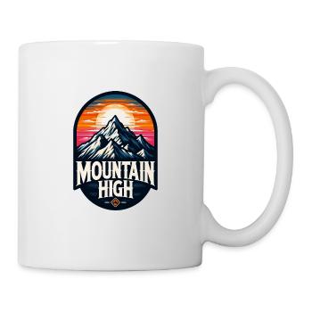 Montagne Haut - Illustration de Berg - Mug blanc - blanc - Droite