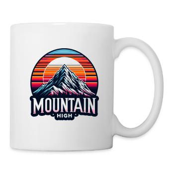 Montagne Haut - Illustration de Berg - Mug blanc - blanc - Droite
