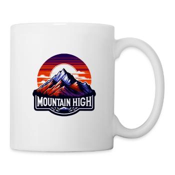 Montagne Haut - Illustration de Berg - Mug blanc - blanc - Droite