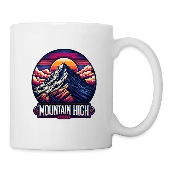 Montagne Haut - Illustration de Berg - Mug blanc - blanc - Droite