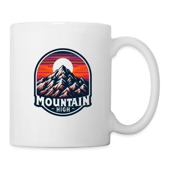 Montagne Haut - Illustration de Berg - Mug blanc - blanc - Droite
