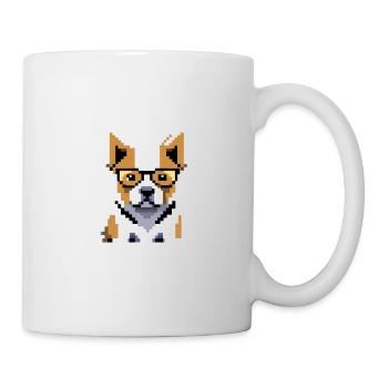 Pixo the Spectacled Dog - Mug - white - Right