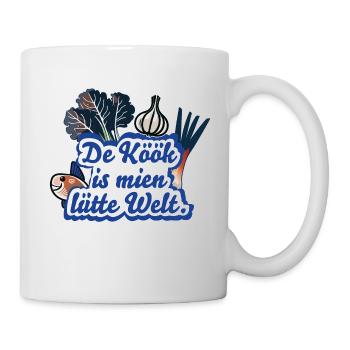 De Köök is mien lütte Welt - Mug blanc - blanc - Droite