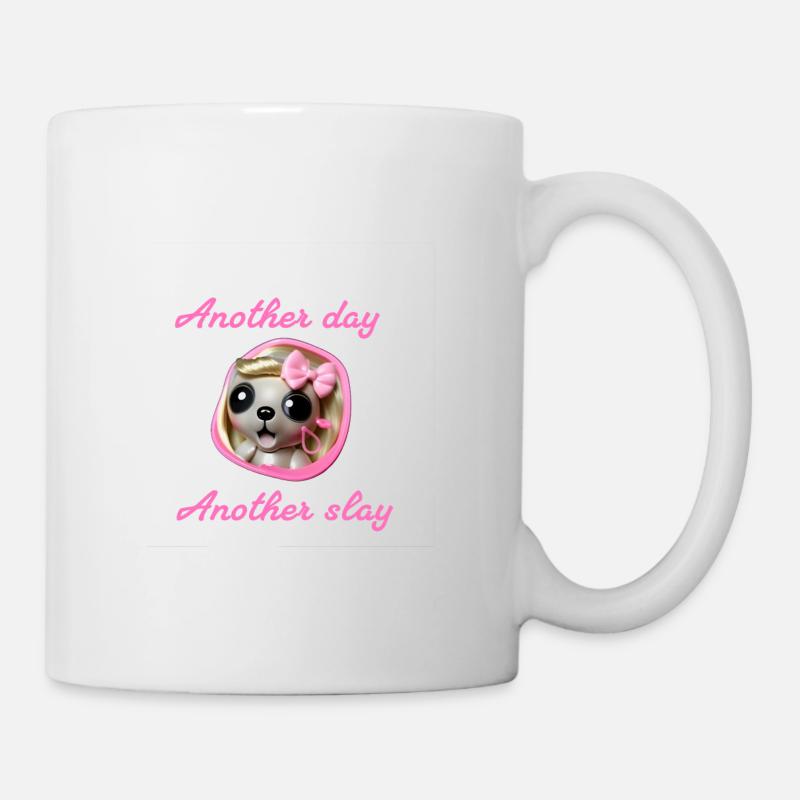 Maus, Hamster, schleife ,animation - Tasse - Weiß