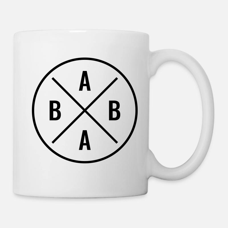 Baba persischer Papa Vatertag türkischer Vater - Tasse - Weiß