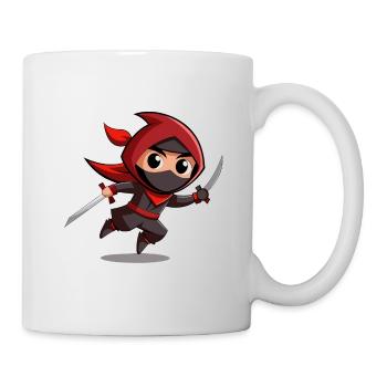 Ninja - Tasse - Weiß - Rechts