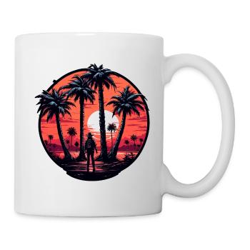 Beach / Island / Vacation / Summer / Sun / Sea - Mug - white - Right