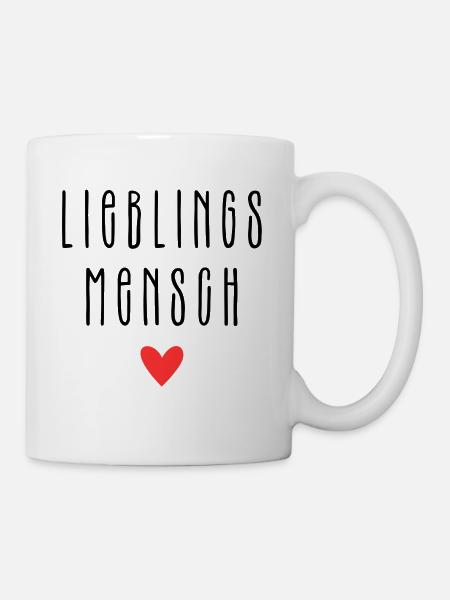 Lieblingsmensch - Tasse - Weiß