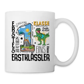 1st class Dino T-Rex - Mug - white - Right