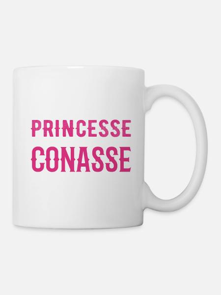 C'est Compliqué d etre Princesse et Conasse - Mug blanc - blanc