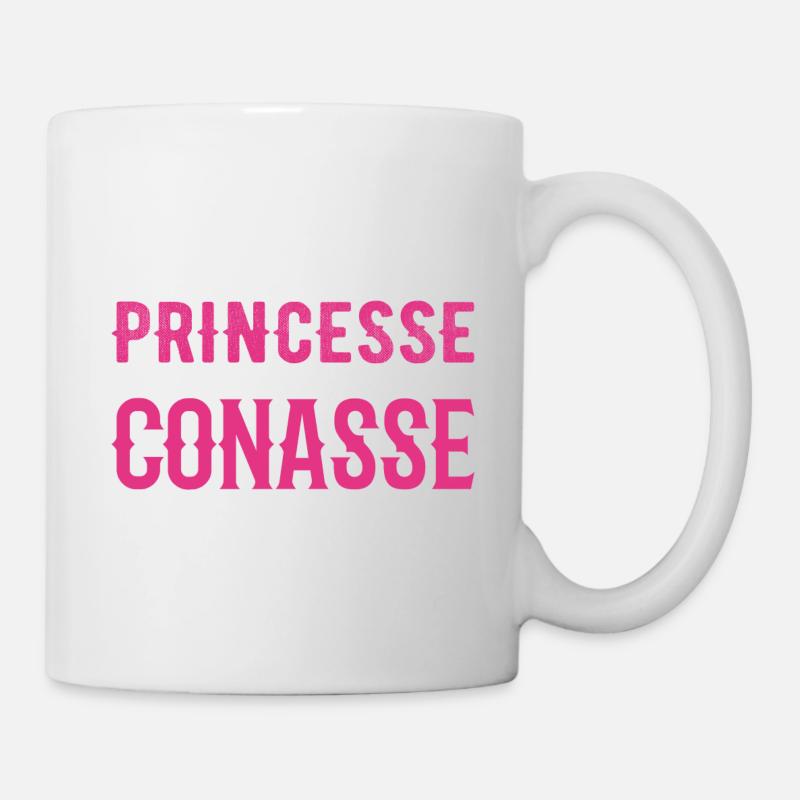 C'est Compliqué d etre Princesse et Conasse - Mug blanc - blanc