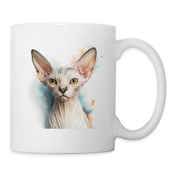 Chat Sphynx pour les amoureux des chats - Mug blanc - blanc - Droite