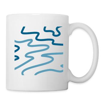 Abstrait - Mug blanc - blanc - Droite