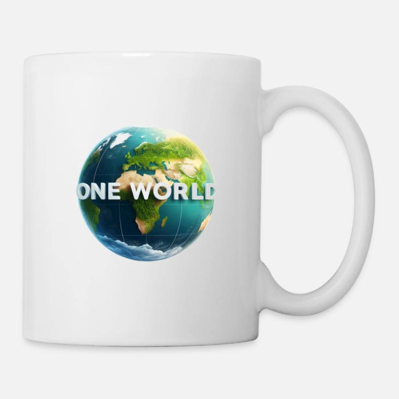 One World 3 - Tasse - Weiß