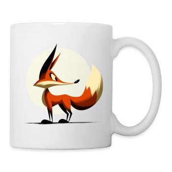 Vilain renard - Mug blanc - blanc - Droite